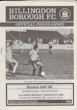Hillingdon Borough v Dorchester Town  05-Dec-1981