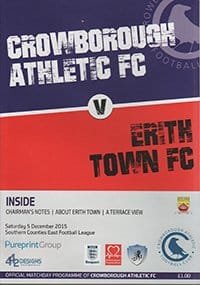 Crowborough Athletic v Erith Town 05-Dec-2015