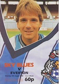 Coventry City v Everton 30-Aug-1986