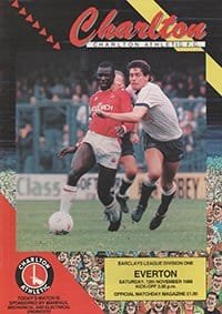 Charlton Athletic v Everton 12-Nov-1988