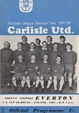 Carlisle United v Everton 17-Feb-1968