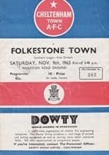 Cheltenham Town v Folkestone 09-Nov-1963