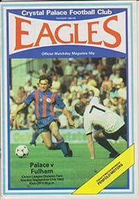 Crystal Palace v Fulham 11-Sep-1983