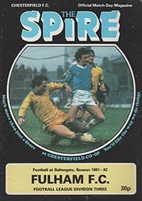 Chesterfield v Fulham 19-Sep-1981