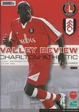 Charlton Athletic v Fulham 09-Sep-2001