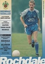 Rochdale v Gillingham 15-Sep-1992