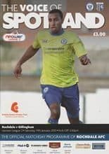 Rochdale v Gillingham 19-Jan-2013