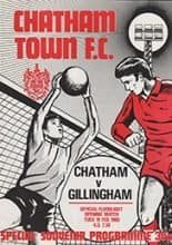Chatham Town v Gillingham 19-Feb-1980