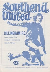 Southend United v Gillingham 01-Mar-1976