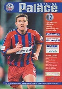 Crystal Palace v Gillingham 20-Jan-2001