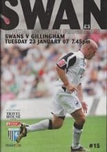 Swansea City v Gillingham 23-Jan-2007