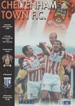 Cheltenham Town v Gillingham 30-Oct-1999