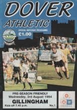 Dover Athletic v Gillingham 03-Aug-1994