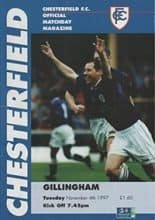Chesterfield v Gillingham 04-Nov-1997
