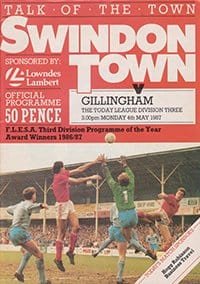 Swindon Town v Gillingham 04-May-1987