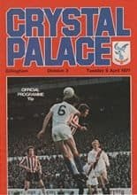 Crystal Palace v Gillingham 05-Apr-1977