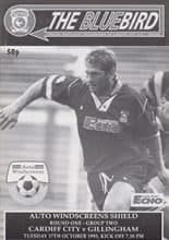 Cardiff City v Gillingham 17-Oct-1995