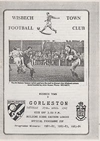 Wisbech Town v Felixstowe Town 15-Apr-1989