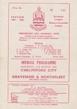 Chelmsford City v Gravesend & Northfleet 17-Mar-1962
