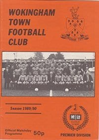 Wokingham Town v Grays Athletic 10-Feb-1990
