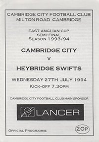 Cambridge City v Gresley Rovers 06-May-1995