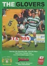 Yeovil Town v Grimsby Town 11-Dec-2004