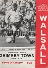 Walsall v Grimsby Town 14-Jan-1975
