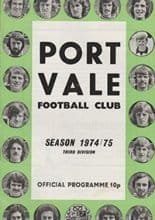 Port Vale v Grimsby Town 01-Mar-1975