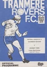 Tranmere Rovers v Grimsby Town 22-Oct-1976