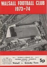 Walsall v Grimsby Town 23-Feb-1974