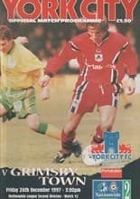 York City v Grimsby Town 26-Dec-1997