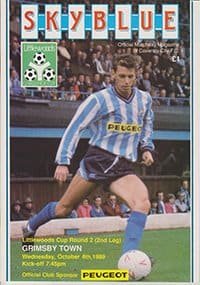 Coventry City v Grimsby Town 04-Oct-1989