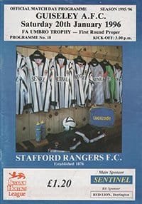 Stafford Rangers v Guiseley 20-Jan-1996