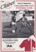 Chelmsford City v Halesowen Town 10-Nov-1990