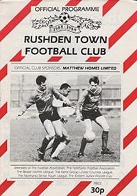 Rushden Town v Halesowen Town 01-Oct-1988