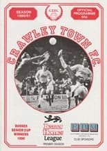 Crawley Town v Halesowen Town 25-Aug-1990