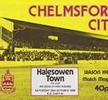 Chelmsford City v Halesowen Town 29-Oct-1988