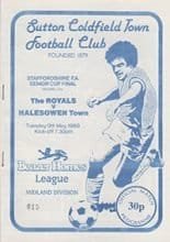 Sutton Coldfield Town v Halesowen Town 09-May-1989