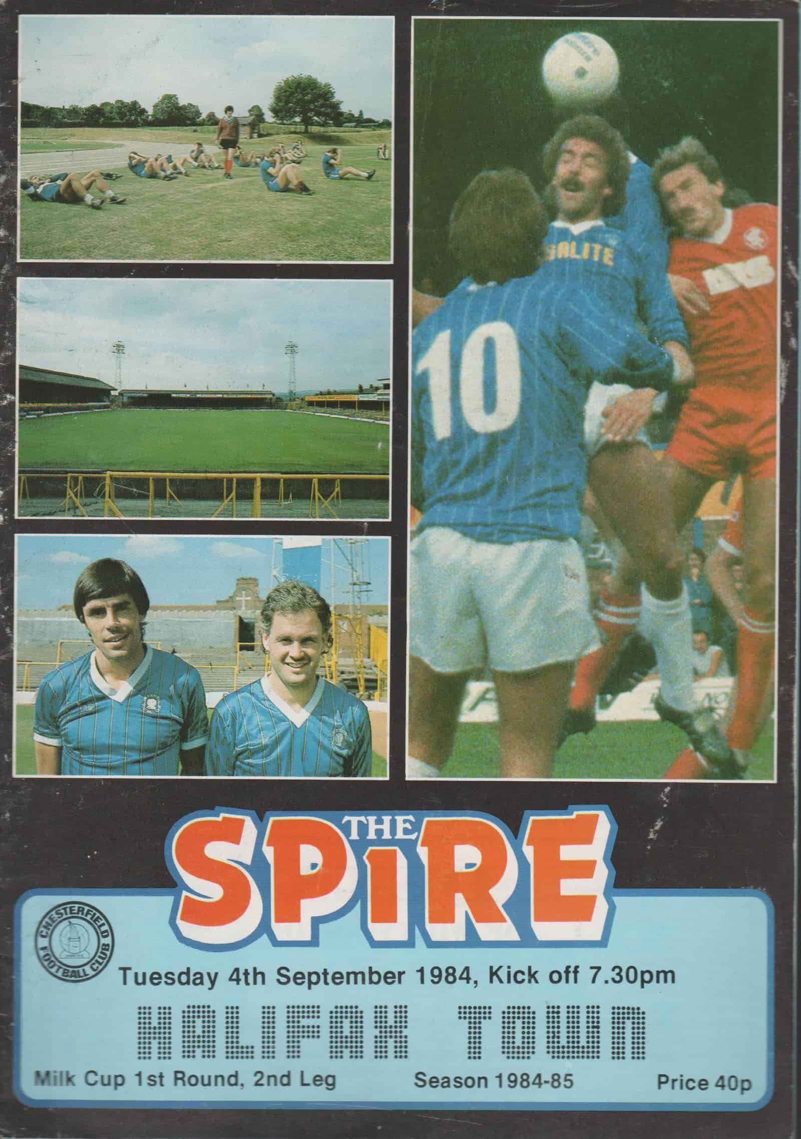 Chesterfield v Halifax Town 05-Sep-1984