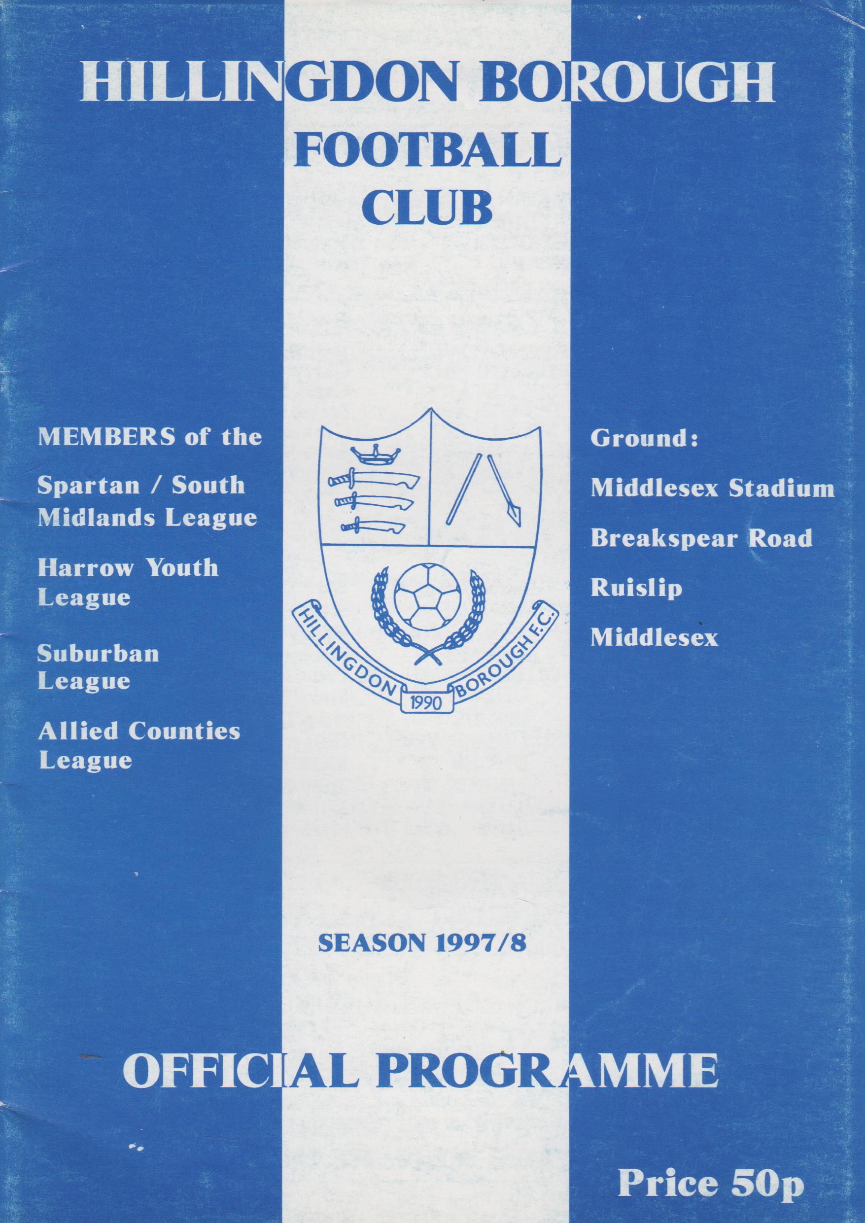 Hillingdon Borough v Hanwell Town   02-Mar-1998