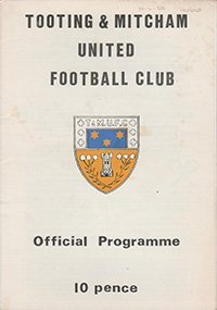 Tooting & Mitcham United v Enfield 05-Apr-1980