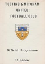 Tooting & Mitcham United v Harrow Borough 23-Feb-1980