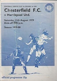 Chesterfield v Hartlepool United 11-Aug-1979