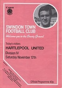 Swindon Town v Hartlepool United 12-Nov-1983
