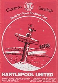 Swindon Town v Hartlepool United 18-Dec-1982