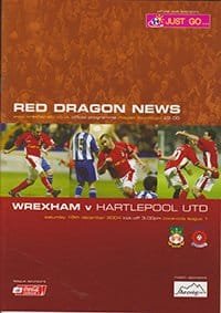 Wrexham v Hartlepool United 18-Dec-2004