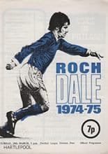 Rochdale v Hartlepool United 29-Mar-1975
