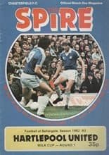 Chesterfield v Hartlepool United 31-Aug-1982