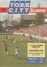York City v Hartlepool United 05-Dec-1987