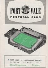 Port Vale v Hartlepools United 06-May-1967